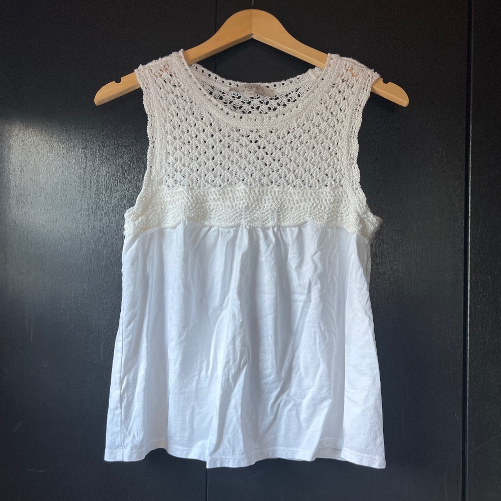 Ann Taylor Cotton LOFT tank